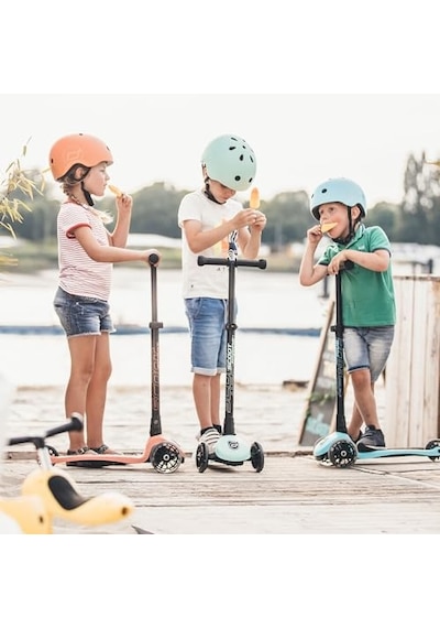 Scoot And Ride Highwaykick 3 Led Tekerlekli Çocuk Scooter Turkuaz 170301-96356 Açık Mavi