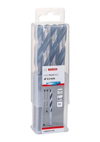 Bosch HSS-PointTeQ 11.0 mm 5'li Paket - 2608577278
