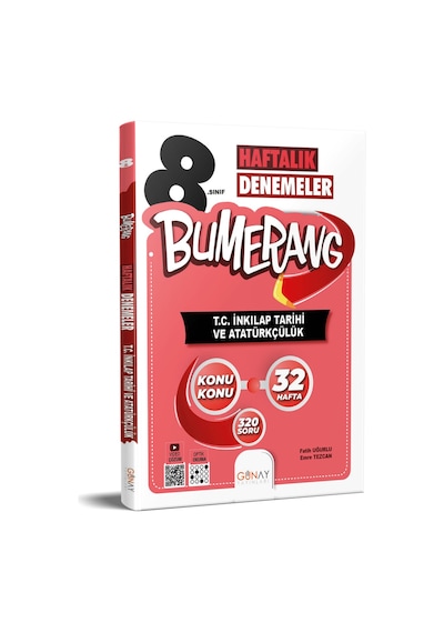 Günay Yeni Müf. 8. Sınıf Sosyal Bilgiler Bumerang Haftalık
