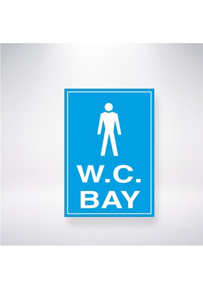 W.c Bay 21x28 Arkası Yapışkanlı Sticker