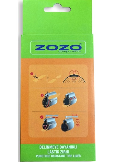 Zozo CTB 26mm Delinmeye Dayanıklı Şehir Bisiklet Lastik Zırhı