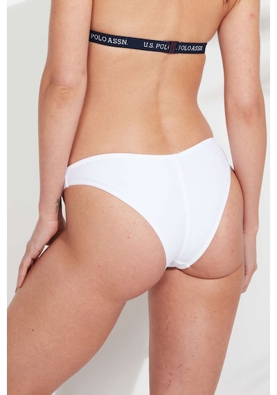 U.S. Polo Assn. Kadın Beyaz Brazilian Bikini Alt 21512