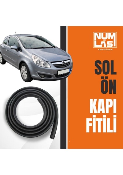 Opel Corsa D Tek Kapı Sol Ön Kapı Fitili-a Kalite-numlas-nm3982