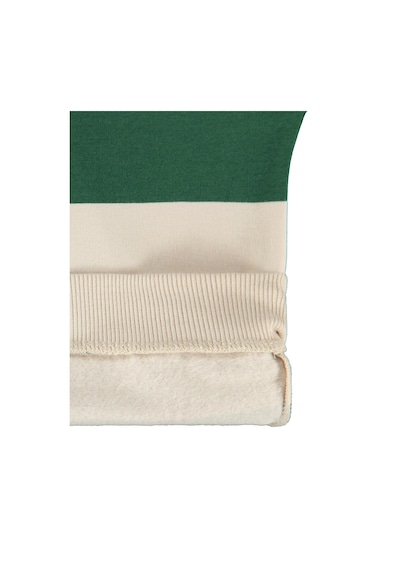Civil Boys Kalın Çizgili Basic 6-9 Yaş Sweatshirt - Yeşil Çam Yeşili