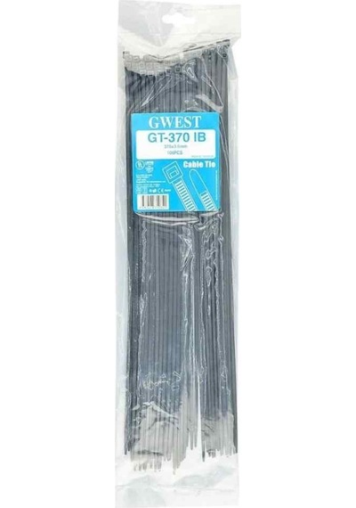 Gwest Gt 370 Ib 100 Adet 370x3.6mm Siyah Kablo Bağı