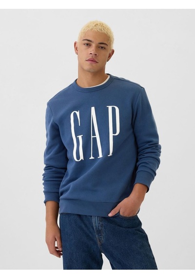 Gap V-lw Db Fleece Erkek Sweatshirt-8079 Lacivert