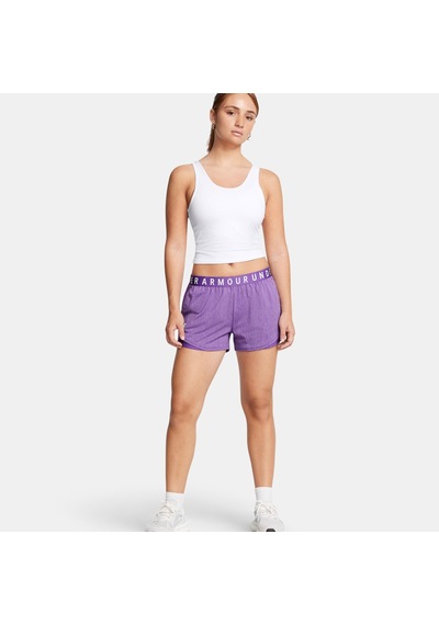 Under Armour Play Twist 3.0 Kadın Mor Antrenman Şortu 1349125 Mor