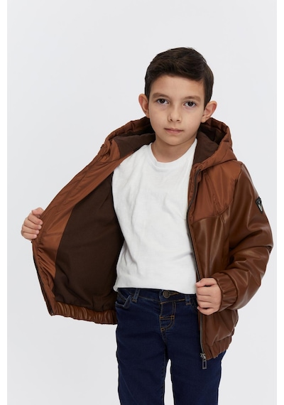 Benitto Kids Erkek Çocuk Mevsimlik Ceket 51321 Kahve Kahverengi