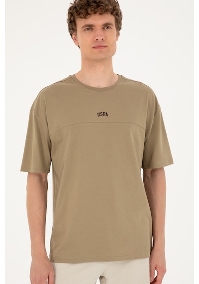 U.S. Polo Assn. Erkek Comfort Fit Bisiklet Yaka Haki Tişört 50287083-VR027 U.S. Polo Assn. Erkek Comfort Fit Bisiklet Yaka Haki Tişört 50287083-VR027