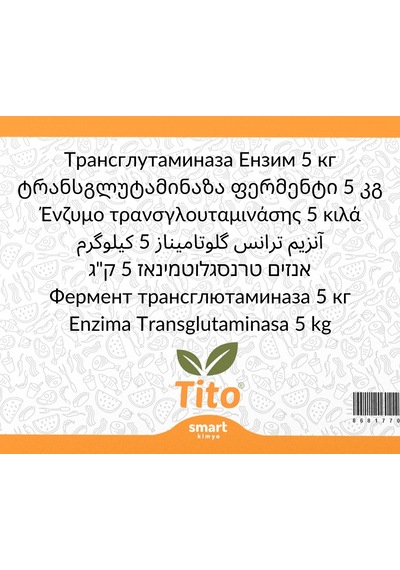 Transglutaminaz Enzimi 5 Kg