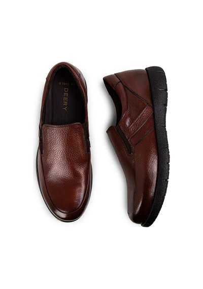 Deery Hakiki Deri Bakır Rengi Erkek Loafer Ayakkabı - 01946mbkrc01 Bakır