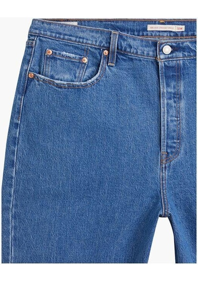 Levi'S Ribcage Straight Kadın Jean Pantolon - Jazz Pop Plus Size -5245 Med İndigo - Worn İn Levi'S Ribcage Straight Kadın Jean Pantolon - Jazz Pop Plus Size -5245 Med İndigo - Worn İn