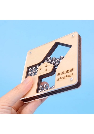 Pisagor Teoremi Deney Seti Mini 9cm X 9cm Öğrenci Modeli Demonte