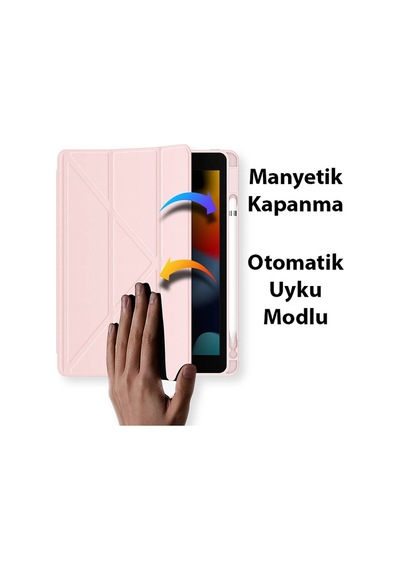 Dux Ducis Apple Uyumlu iPad  10.9 2022 Magiseries Uyku Modlu Kapaklı Kılıf