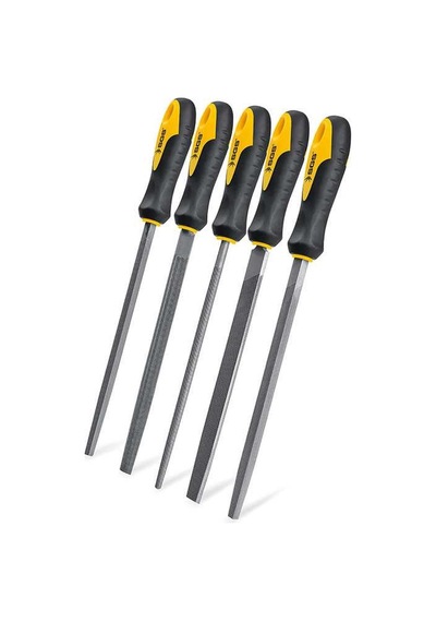Sgs1359 - 5 Parça Düz Üçgen Yuvarlak Kare Eğe Seti Takımı
