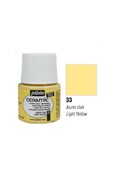 Pebeo Seramik Boyası N 33 Light Yellow 45Ml