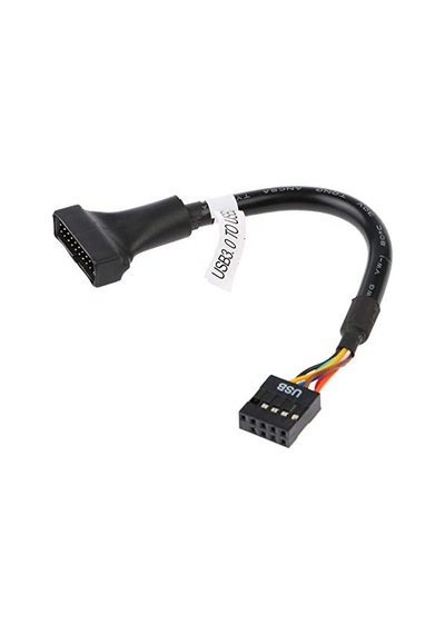 Pin Usb 2.0 Dişi 19 Pin Usb 3.0 Erkek Çevirici Dönüştürücü Kablosu 4584