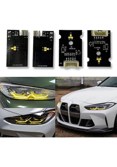 Autogp Bmw G22 G26 Angel Led Modülü Sarı 2019 / 2023 Led Far Uyumlu