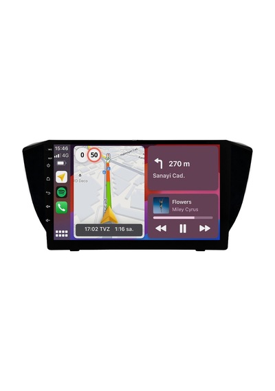 Skoda Superb Android Multimedya Sistemi 2015-2017 Crv4482xp