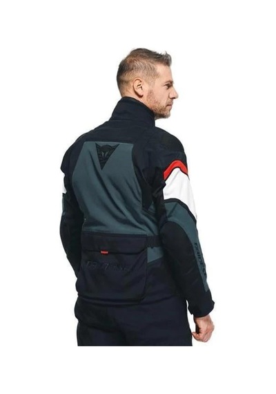 Dainese Daınese Carve Master 3 G.tex Blk Ebony Lava Red Ceket Renkli