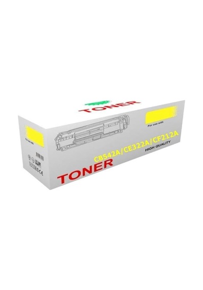 Hp Uyumlu Cb542a/ce322a/cf212a Çipli Sarı Muadil Toner