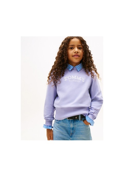 Tommy Hilfiger Crew Neck Çocuk Mavi Sweatshirt C5u-mavi Tommy Hilfiger Crew Neck Çocuk Mavi Sweatshirt C5u-mavi