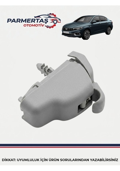 Fiat Egea Güneşlik Tutucu Klips Açık Gri 2015 Sonrası Güneşlik Ayağı Kancası 735633192