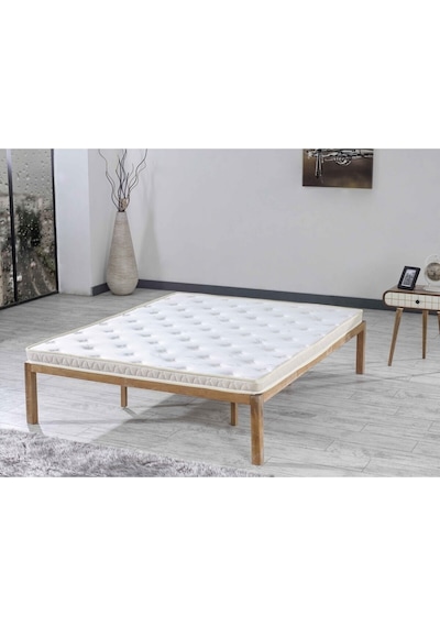 Mu&bah Full Ortopedik Lastikli Ped Sünger Yatak Şiltesi 140x200