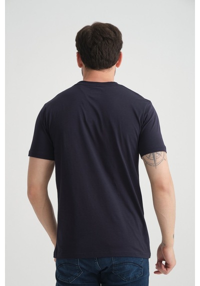 Shooter Sportwear Shooter Erkek Pamuklu T-shirt Premium Kalite Minimal Tasarım Regular Kalıp Lacivert Shooter Sportwear Shooter Erkek Pamuklu T-shirt Premium Kalite Minimal Tasarım Regular Kalıp Lacivert