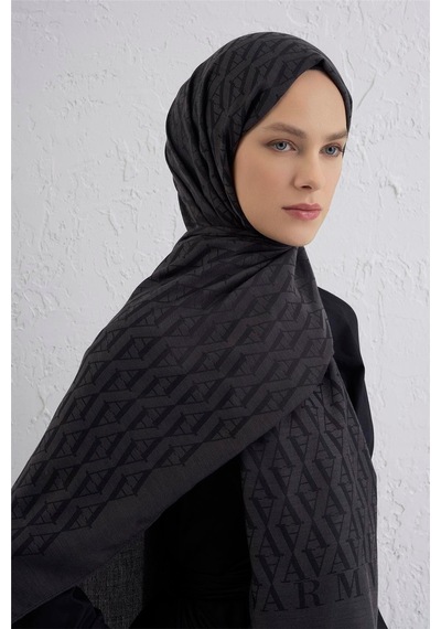 Armine Monogram Desen Edition Şal Antrasit