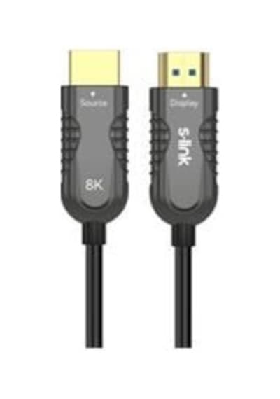 S-link Sl-hm8k030 Hdmı To Hdmı 30m V2.1 8k60 Hz 4k 120hz Fiber Kablo
