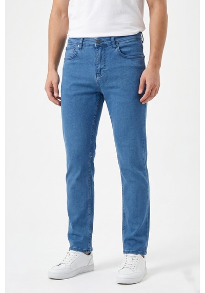 Dynamo Erkek Klasik Kalıp Jeans Pantolon 1701 Bgl-st05355 Mavi