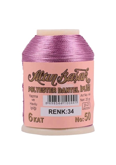 3 Adet Altınbaşak Oya Ve Dantel İpi 20 Gr - Royaleks - No: 042 -