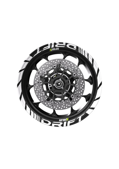 Mondial Drift Jant Şeridi Fosforlu Beyaz