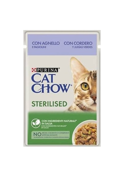 Sterilised Pouch Kuzulu Kısırlaştırılmış Kedi Konservesi 85 Gr