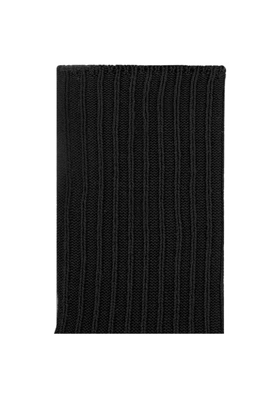 Ozzy Socks Kışlık Kadın Yünlü Siyah Renk Uyku Çorabı Soft Touch Siyah