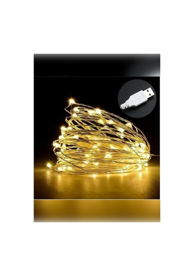 10 Metre Gün Işığı Usb Peri Led Dekoratif Şerit Aydınlatma Çok Amaçlı Süsleme Işığı Gün Işığı