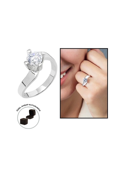 Starlight Diamond Pırlanta Montür Asimetrik 925 Ayar Gümüş Bayan (531203966)
