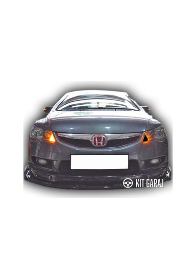 Honda Civic Fd6 3 Parça Ön Lip Plastik Boyasız