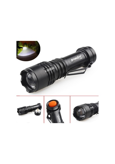 Şarjlı Mini Led El Feneri Cree Led 500 Lumens Çok renkli