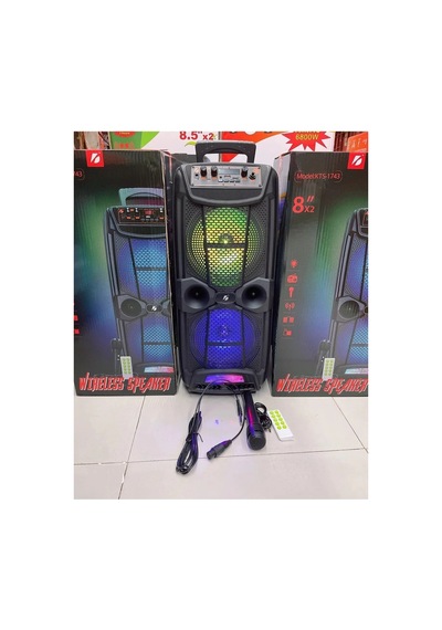 Led Işıklı Bluetooth Hoparlör Mikrofonlu Şarjlı Taşınabilir Speaker