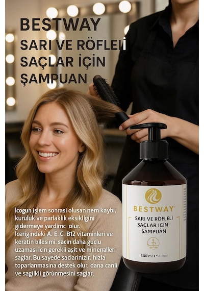 Bestway Sarı Ve Röfleli Saçlar İçin Yoğun Bakım Şampuanı