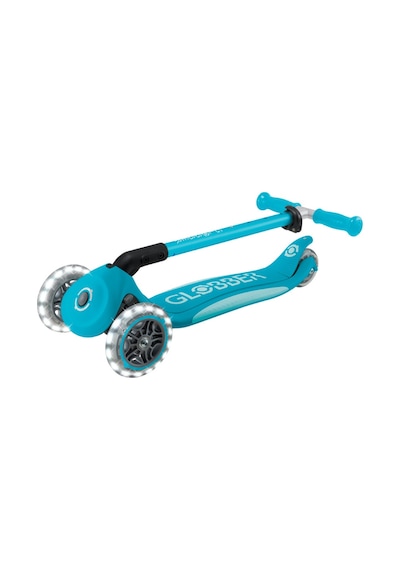 Globber Elite Deluxe Işıklı Scooter - Mavi