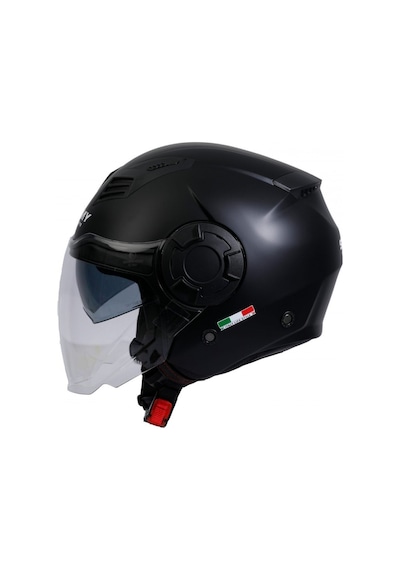 Sway Sw766 Yarım Yazlık Çene Açılır Warrıor Kask Mat Gri - Siyah - Yeşil