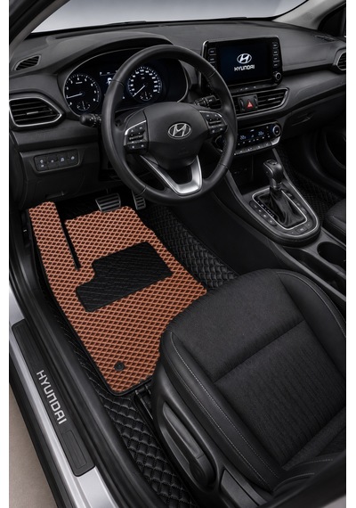 Hyundai Siyah 8d Deri Tam Kaplama Havuzlu Oto Paspas + Taba Eva Çift Koruma Seti