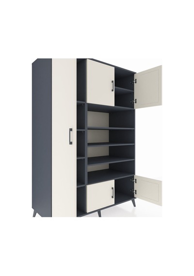 Kronos Dolap 10 Raflı 5 Kapaklı 132x59x195 Antrasit-aytaşı/an... Antrasit Kronos Dolap 10 Raflı 5 Kapaklı 132x59x195 Antrasit-aytaşı/an... Antrasit