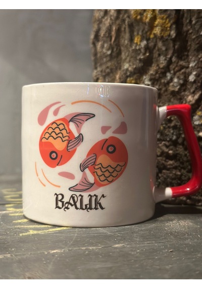 Kadim Balık Burcu Tasarım Kupa