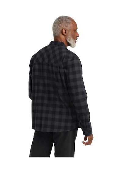 Jack Wolfskın Jack Wolfskin Lite Flannel Shirt Erkek Gri Gömlek T0156 Antrasit