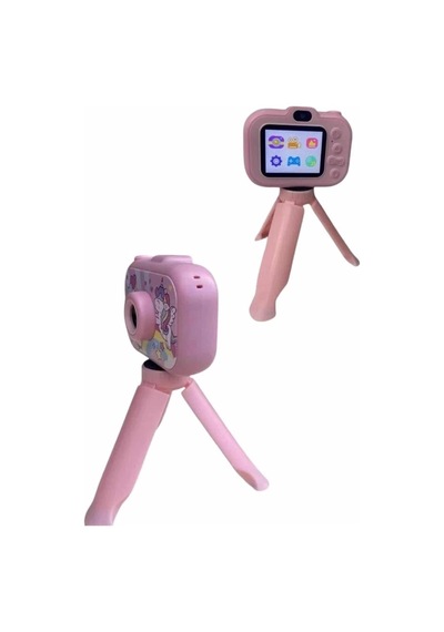 Buğz Çocuk Için Eğitici Video Kamera Ayaklı Mini Fotoğraf Makinesi