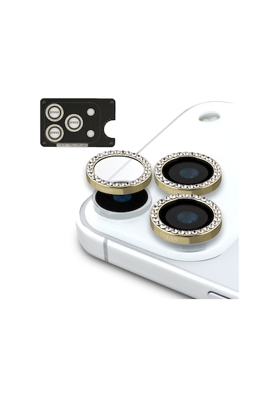 Apple Uyumlu iPhone 17 Pro Max Guess Lisanslı 4g Yazı Logolu Kılıf&ekran&lens Koruyucu 3in1 Aksesuar Seti Siyah Siyah